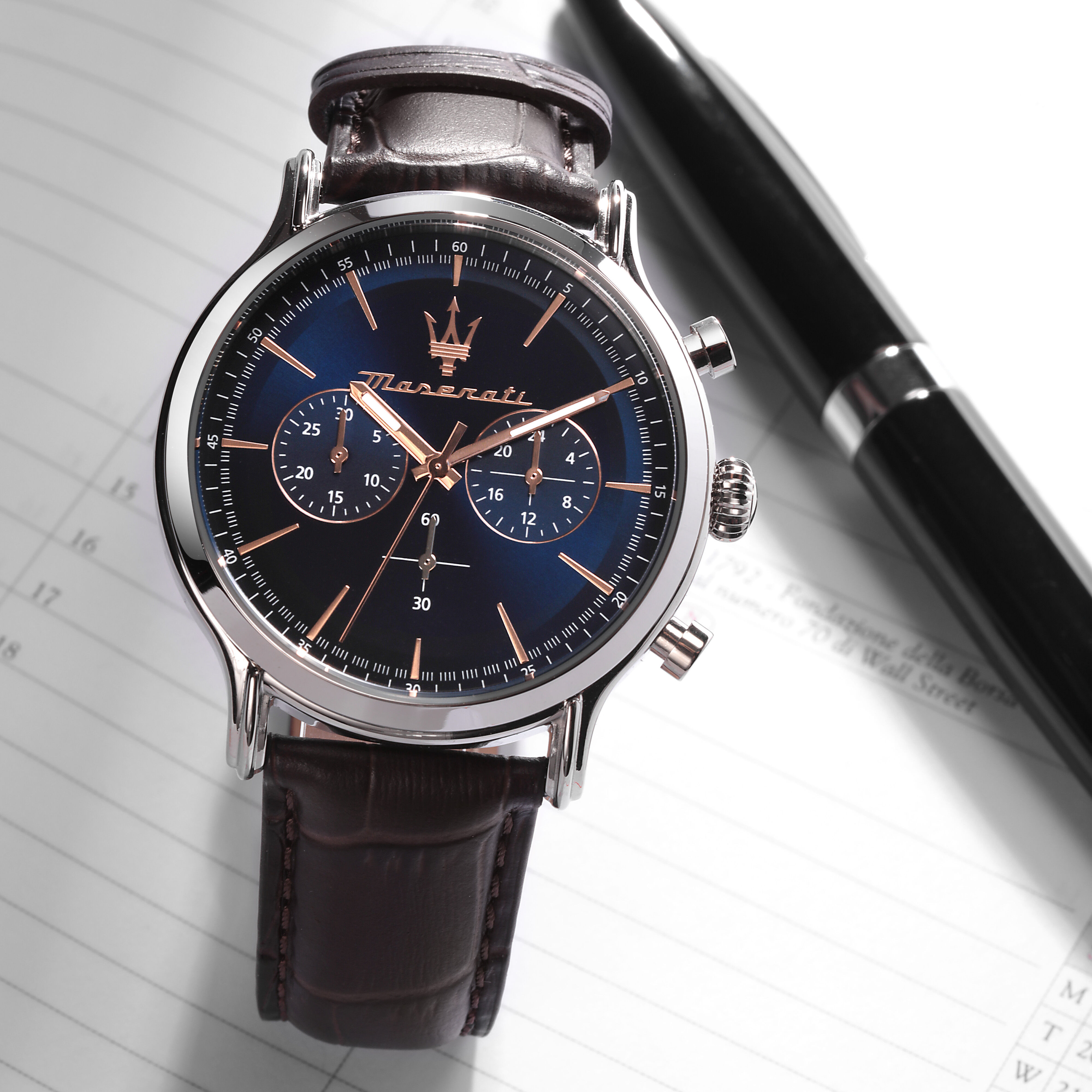 Montre Maserati Epoca Bleu - Id&eacute;es cadeaux Homme | Histoire d&rsquo;Or