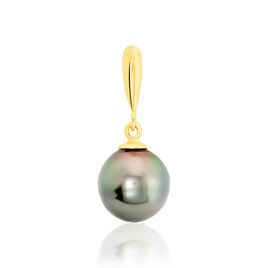 Pendentif Semi-baroque Or Jaune Perle De Culture De Tahiti - Pendentifs Femme | Histoire d’Or