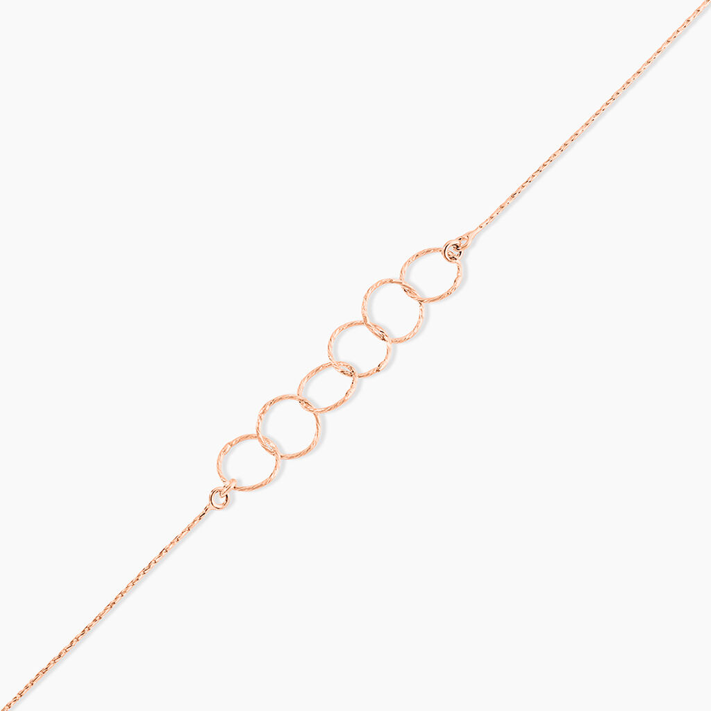 Bracelet Argent Rose Bulle - Bracelets Femme | Histoire d’Or