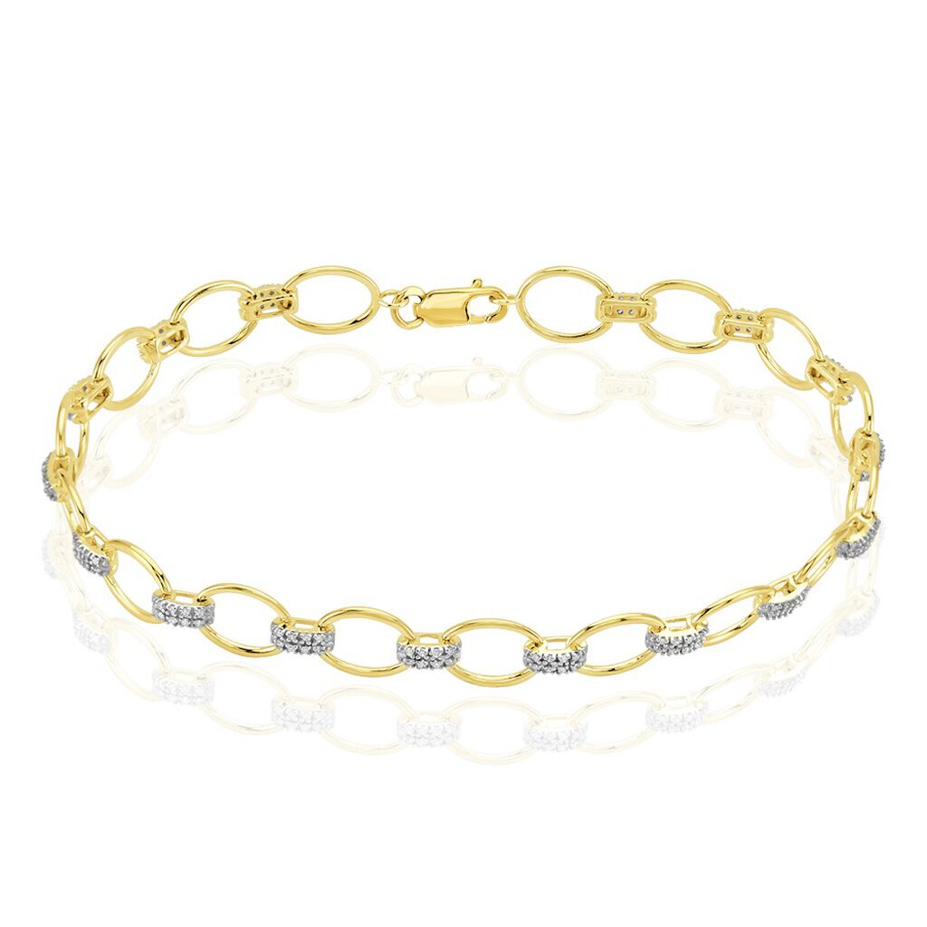 Bracelet Or Jaune Kayly Diamants - Bracelets Femme | Histoire d’Or