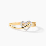 Bague Malinda Or Jaune Diamant - Bagues avec pierre Femme | Histoire d&rsquo;Or