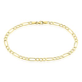 Bracelet Cameo Maille Alternée 1/3  Or Jaune - Bracelets chaîne Famille | Histoire d’Or