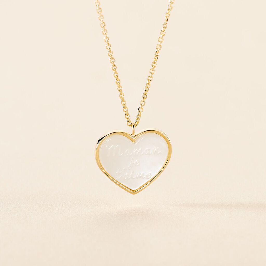 Collier Josine Or Jaune Nacre - Colliers Femme | Histoire d&rsquo;Or