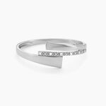 Bague Ainhoa Or Blanc Diamant - Bagues avec pierre Femme | Histoire d&rsquo;Or