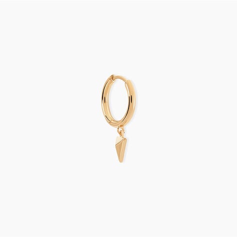 Créole Unitaire Basilio Plaqué Or Doré - Boucles d'oreilles créoles Homme | Histoire d’Or