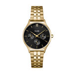 Montre Cluse Minuit Multifonction Noir - Montres Femme | Histoire d&rsquo;Or