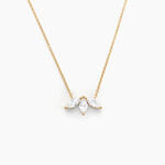 Collier Marquise Or Jaune Oxyde De Zirconium - Colliers Femme | Histoire d&rsquo;Or