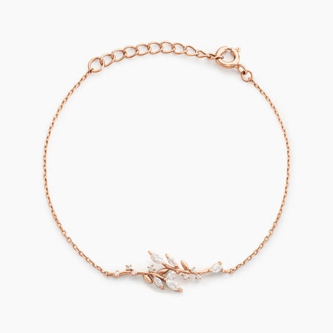 Bracelet Wendy Argent Rose Oxyde De Zirconium - Bracelets Femme | Histoire d’Or