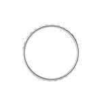 Alliance Heldea Ruban Plat Or Blanc - Alliances Unisex | Histoire d&rsquo;Or