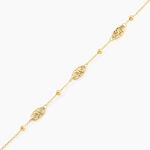 Bracelet Nati Acier Jaune - Bijoux sans pierre Femme | Histoire d&rsquo;Or