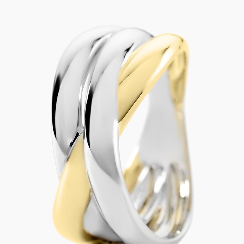 Bague Perfect Match Argent Bicolore - Bagues Femme | Histoire d’Or