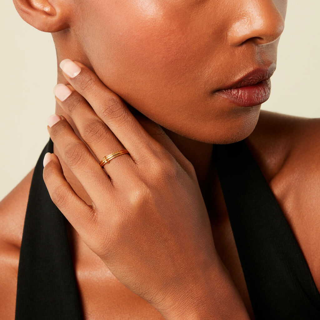 Bague Bohemian Plaqué Or Jaune - Bagues fantaisie Femme | Histoire d’Or