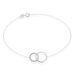 Bracelet Or Blanc Nesrine Oxydes - Bracelets Femme | Histoire d’Or
