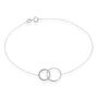 Bracelet Or Blanc Nesrine Oxydes