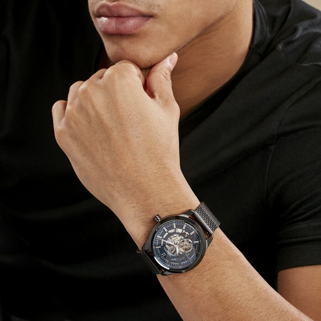 Montre Pierre Lannier Automatic Bleu - Montres Homme | Histoire d’Or