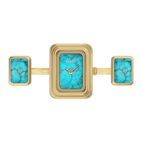 Montre Fossil Raquel Watch Ring Bleu - Montres Femme | Histoire d&rsquo;Or
