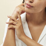 Bague Solitaire Mathylda Argent Blanc Oxyde De Zirconium - Bagues solitaires Femme | Histoire d&rsquo;Or