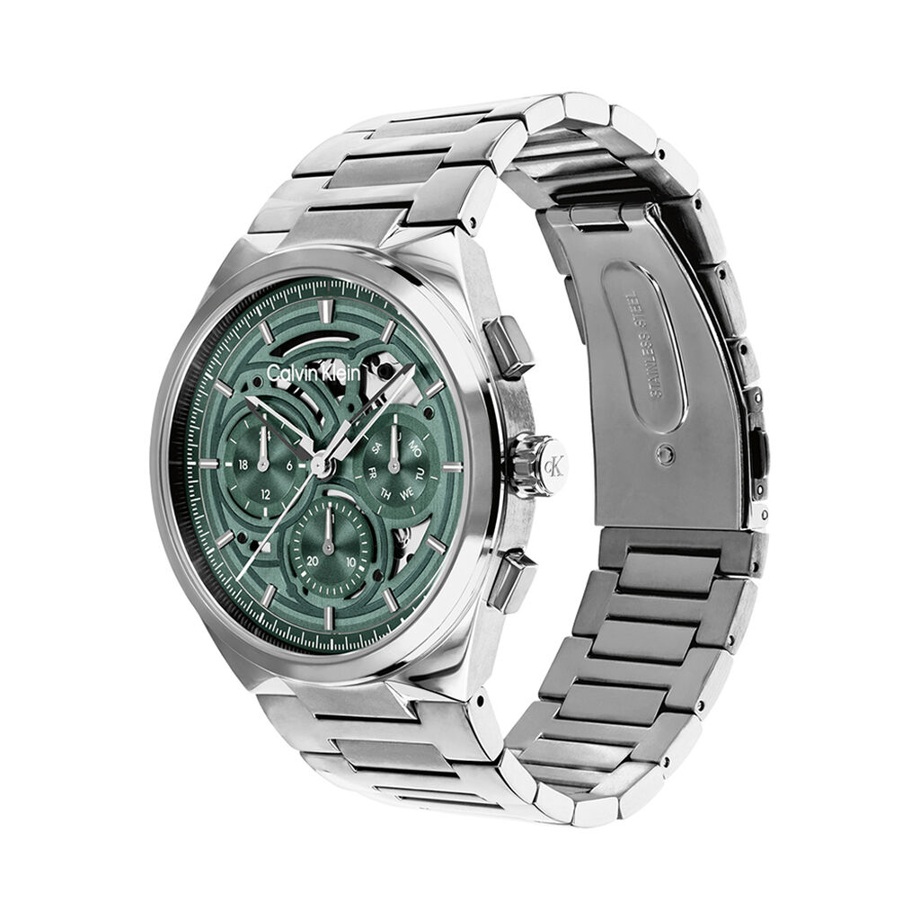 Montre Calvin Klein Distinguish Skeleton Vert - Montres Homme | Histoire d&rsquo;Or
