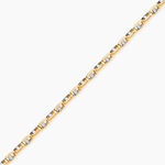 Bracelet Carlo Or Bicolore Maille Marine Ronde - Bracelets cha&icirc;ne Homme | Histoire d&rsquo;Or