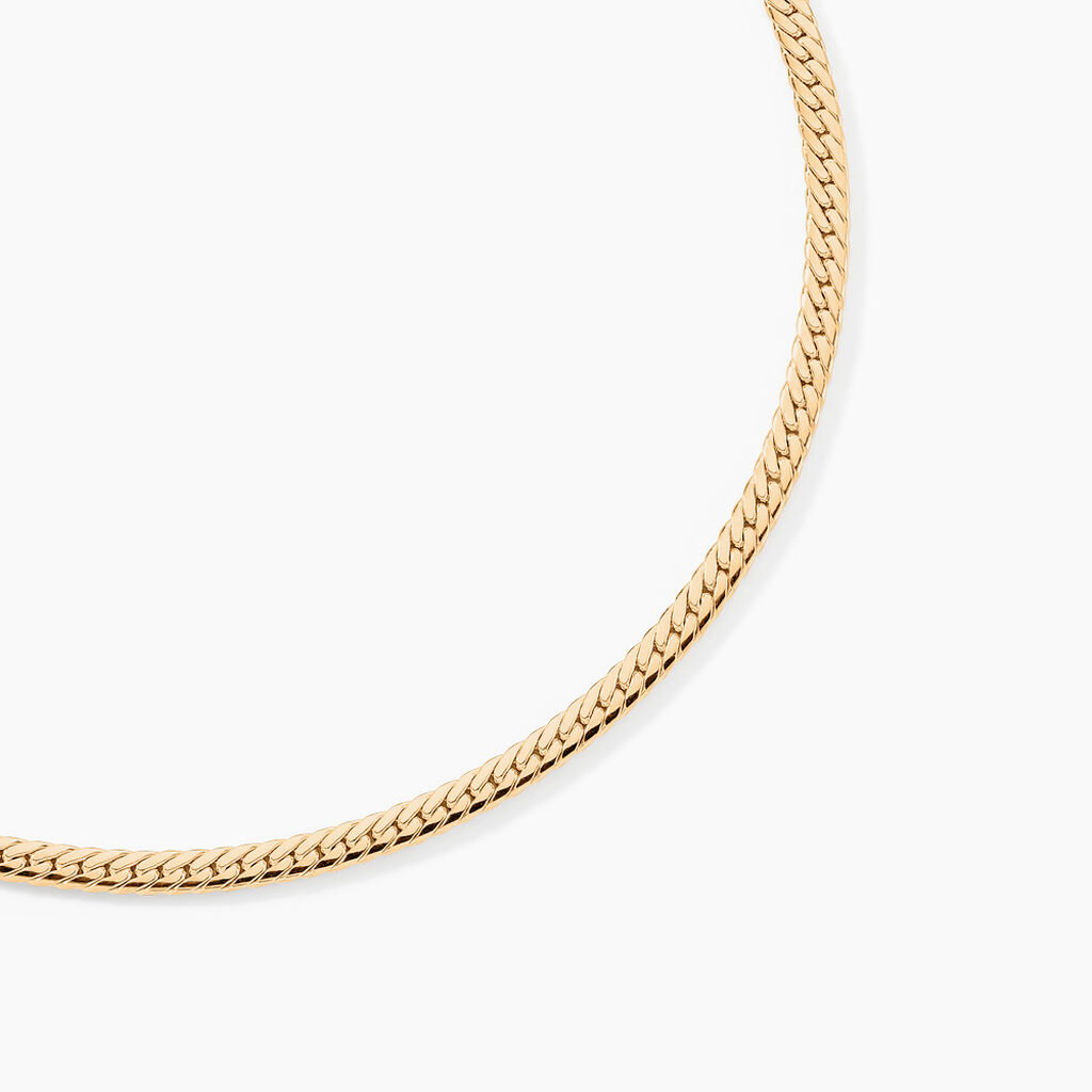 Collier Doline Maille Anglaise Or Jaune - Chaines Femme | Histoire d’Or