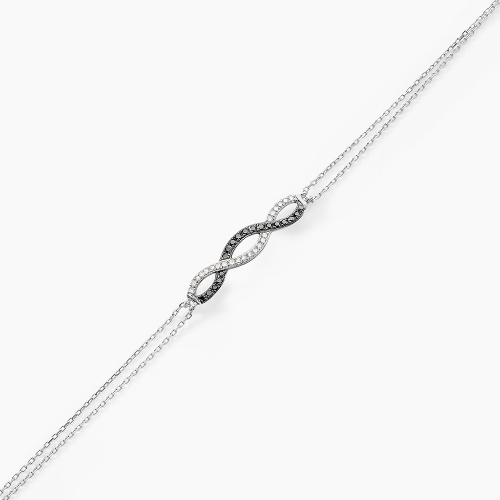 Bracelet Lilybeth Or Blanc Diamant - Bracelets Femme | Histoire d’Or