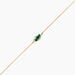 Bracelet Trinitie Or Jaune Emeraude Diamant - Bracelets Femme | Histoire d&rsquo;Or