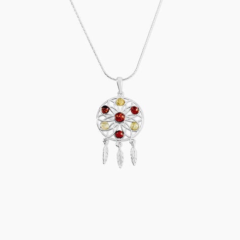 Collier Argent Blanc Lorena Ambre - Colliers Femme | Histoire d’Or