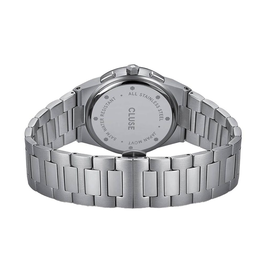 Montre Cluse Vigoureux Chrono Bleu - Id&eacute;es cadeaux Homme | Histoire d&rsquo;Or