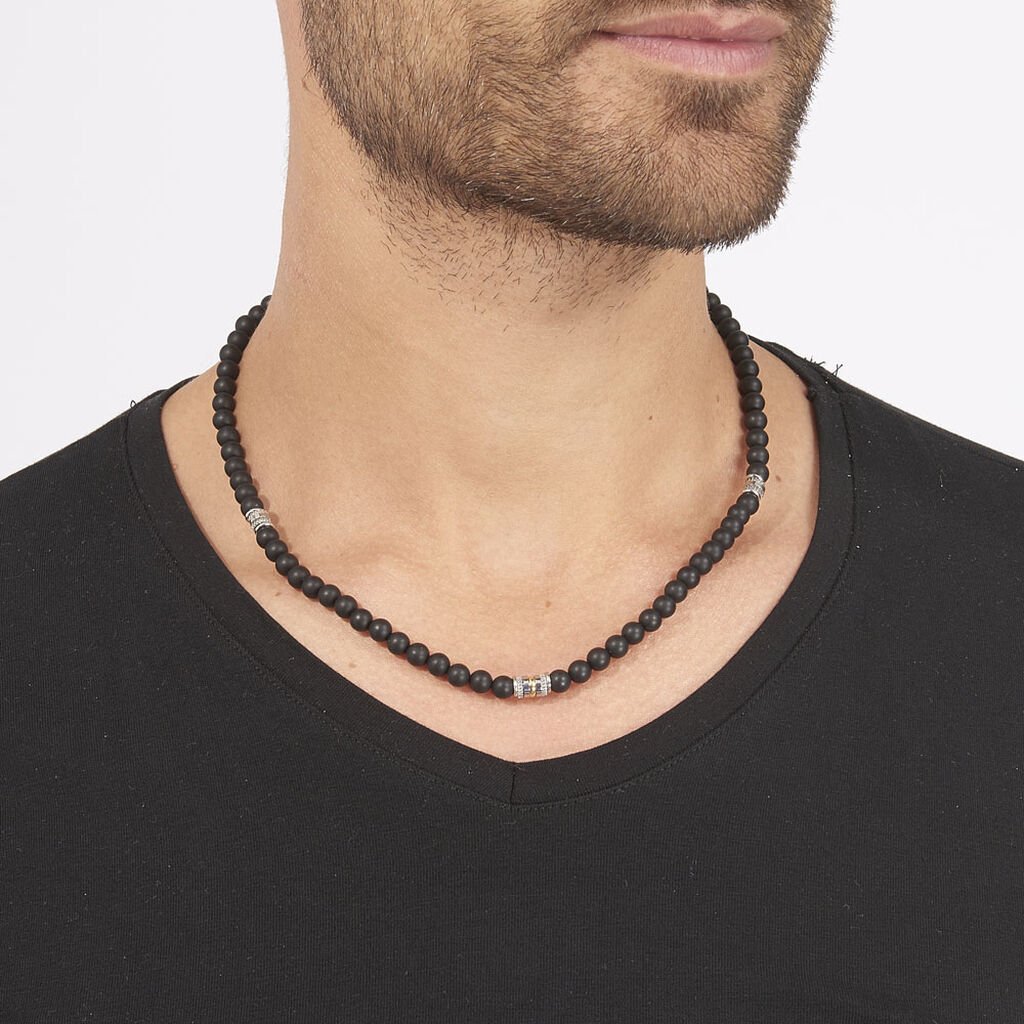 Collier Jofretteae Or Acier Bicolore - Colliers Homme | Histoire d&rsquo;Or