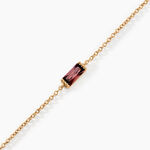 Bracelet Luccia Plaqu&eacute; Or Dor&eacute; Pierre D'imitation - Bracelets Femme | Histoire d&rsquo;Or