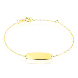 Bracelet Identité Gaspardine Maille Forçat Or Jaune - Bracelets Communion Enfant | Histoire d’Or
