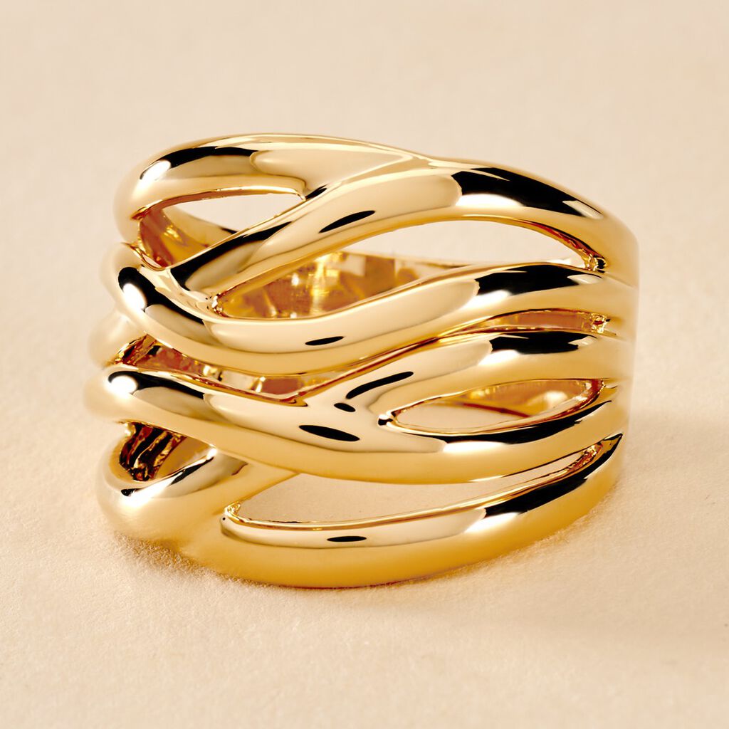 Bague Ariane Plaqué Or Jaune - Bagues Femme | Histoire d’Or