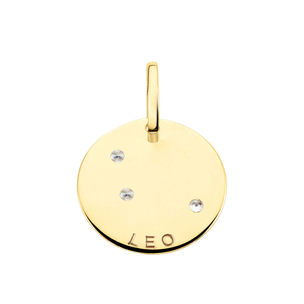 Pendentif Or Jaune Astraea Oxyde De Zirconium - Pendentifs Zodiaque Femme | Histoire d’Or