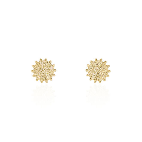 Boucles D'oreilles Puces Maggi Plaqué Or Jaune - Boucles d'oreilles fantaisie Femme | Histoire d’Or