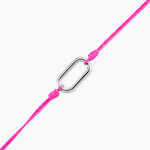 Bracelet Infini Pop Argent Blanc - Bracelets cordon Femme | Histoire d&rsquo;Or