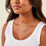 Collier Janelle Argent Blanc - Colliers Femme | Histoire d&rsquo;Or