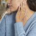 Bague Or Blanc Febe Emeraude - Bagues solitaires Femme | Histoire d’Or
