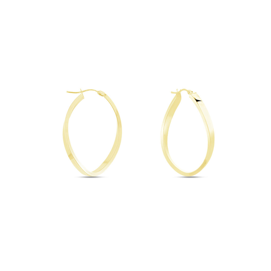 Créoles Or Jaune - Boucles d'oreilles créoles Femme | Histoire d’Or