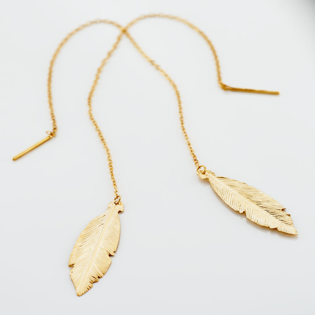 Boucles D'oreilles Pendantes Soline Or Jaune - Boucles d'oreilles pendantes Femme | Histoire d’Or