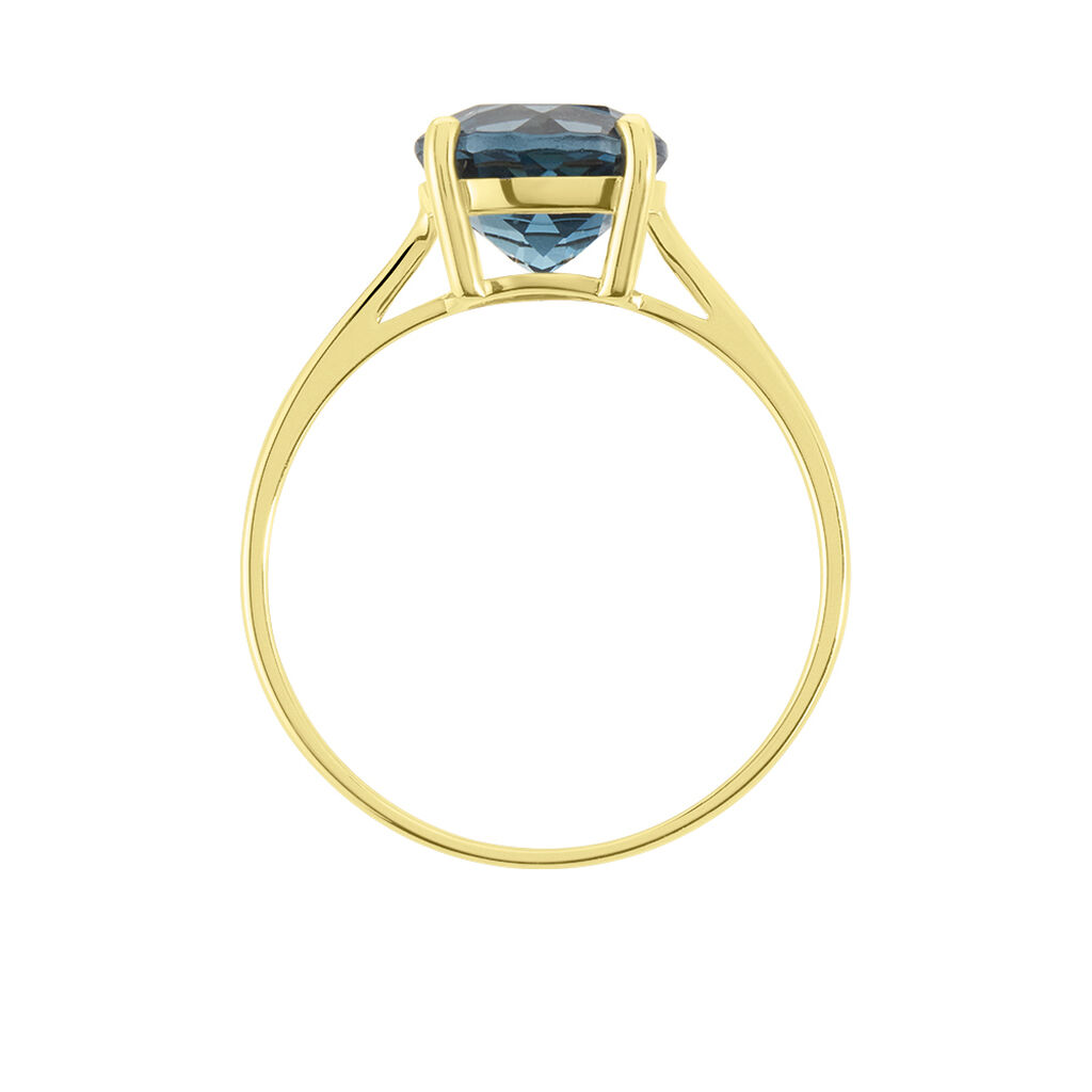 Bague Or Jaune Wilfreda Topaze - Bagues solitaires Femme | Histoire d’Or