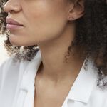 Boucles D'oreilles Puces Ajna Plaqu&eacute; Or Jaune - Boucles d'oreilles fantaisie Femme | Histoire d&rsquo;Or