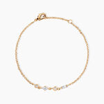 Bracelet Estela Plaque Or Jaune Oxyde De Zirconium - Bracelets Femme | Histoire d&rsquo;Or