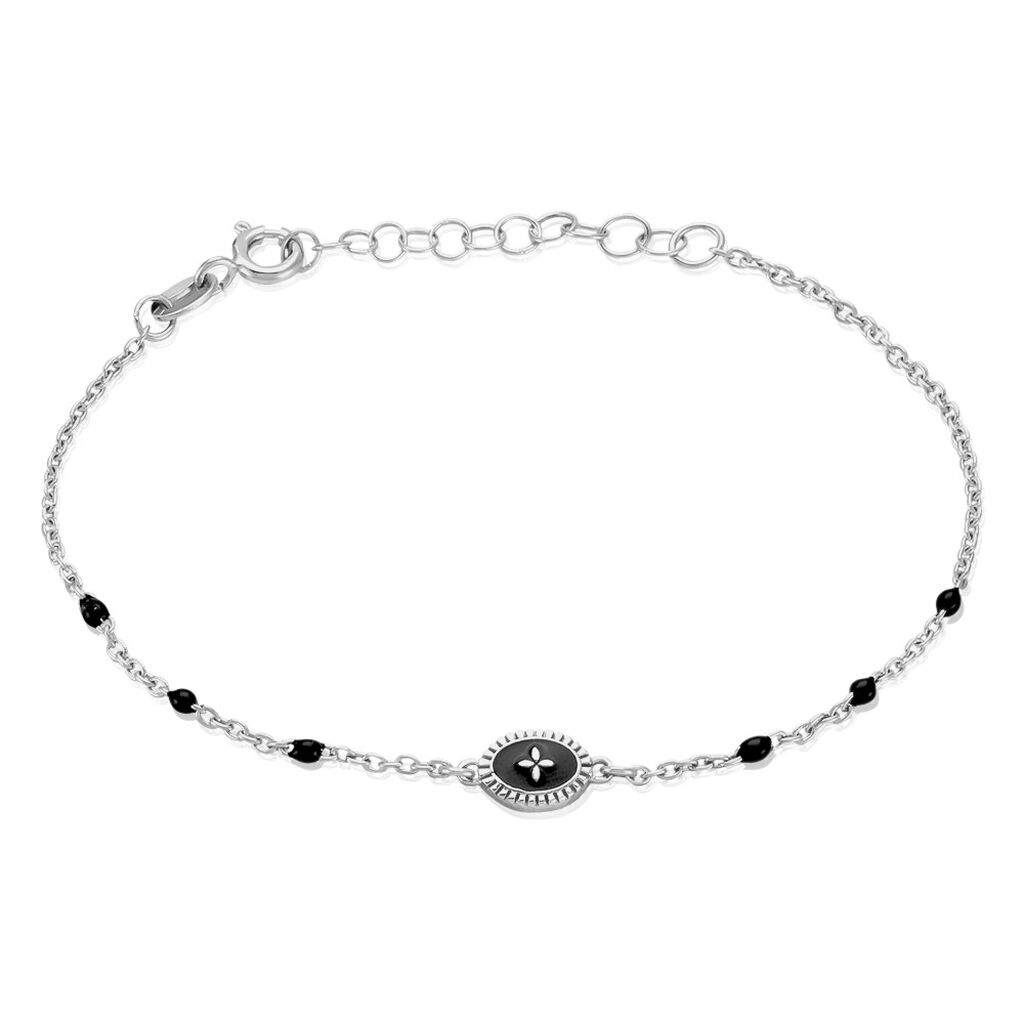 Bracelet Polka Argent Blanc