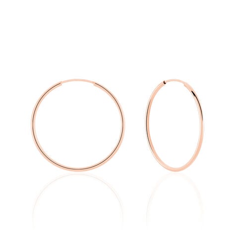 Cr&eacute;oles Dominae Or Rose - Boucles d'oreilles cr&eacute;oles Femme | Histoire d&rsquo;Or