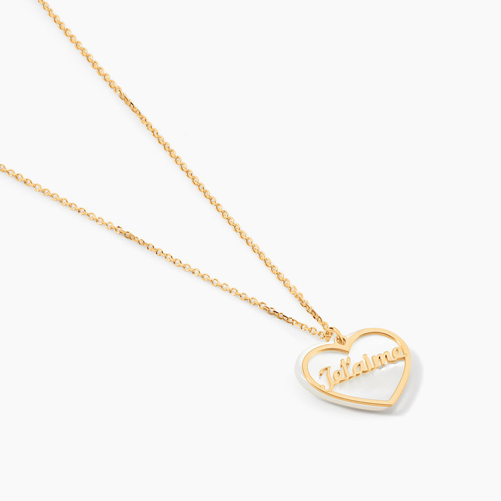 Collier Or Jaune Proxumae Nacre - Colliers Femme | Histoire d’Or