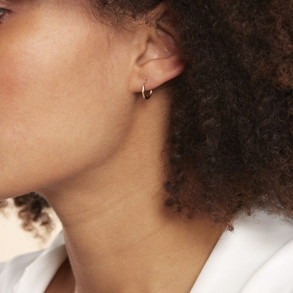 Créoles Heloise Or Jaune - Boucles d'oreilles créoles Femme | Histoire d’Or