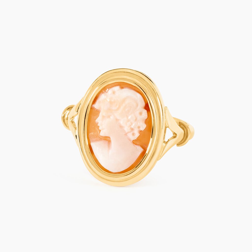 Bague Demetrios Or Jaune Camée - Bagues avec pierre Femme | Histoire d’Or