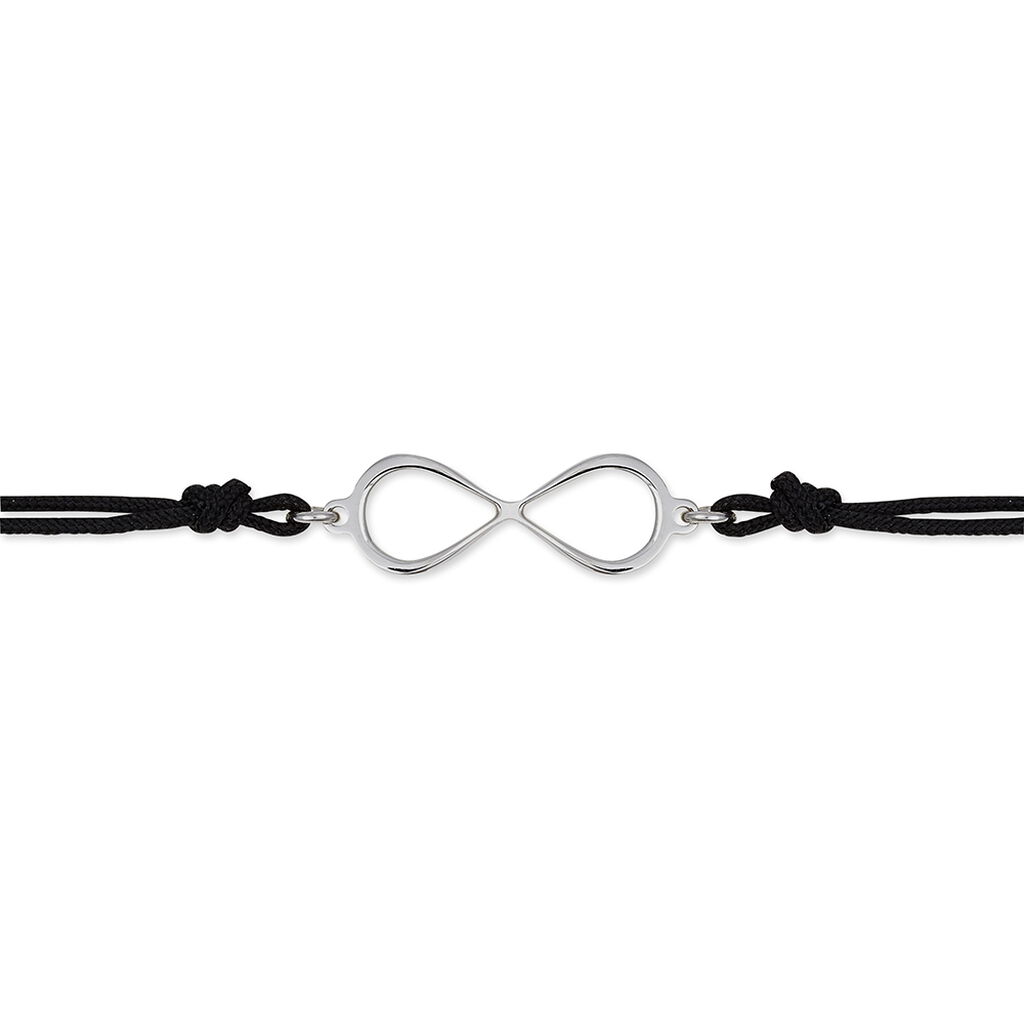 Bracelet Filomene Argent Blanc - Bracelets cordon Femme | Histoire d’Or