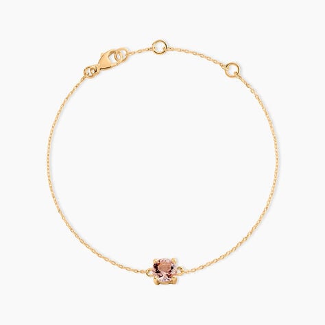 Bracelet Plaqu&eacute; Or Jaune Nilay Oxyde De Zirconium - Bracelets Femme | Histoire d&rsquo;Or