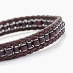 Bracelet Alassio Acier Blanc Pierre - Bracelets Homme | Histoire d&rsquo;Or